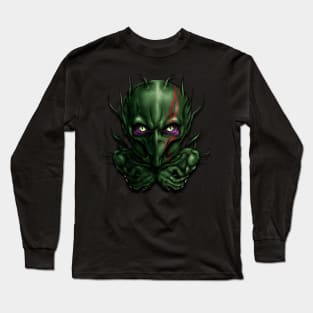 strange alien warrior Long Sleeve T-Shirt